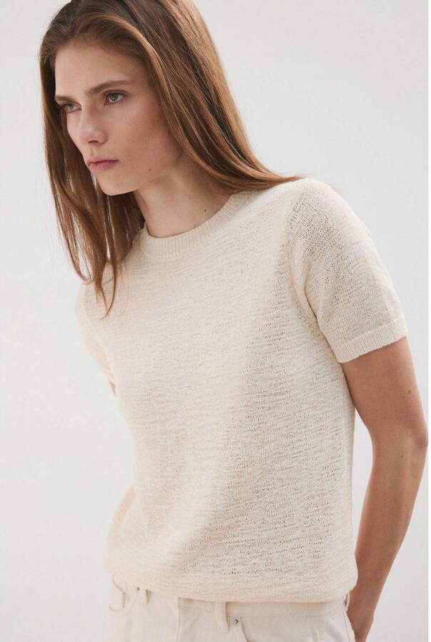Mango top beige