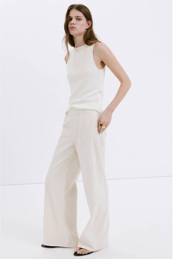 Mango top beige