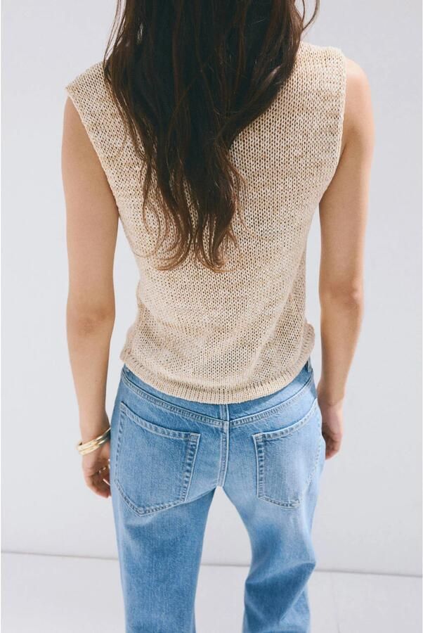 Mango top beige - Foto 3