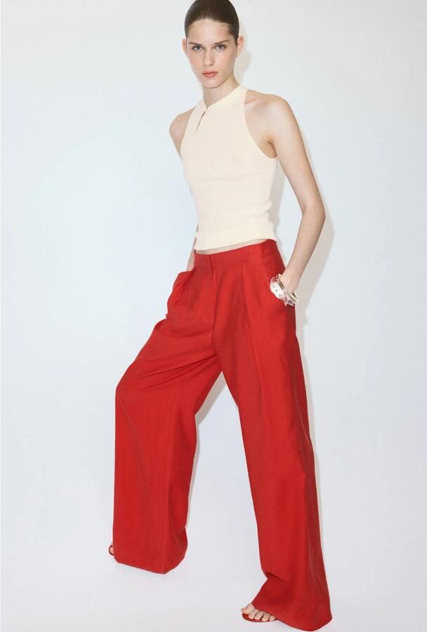 Mango top beige