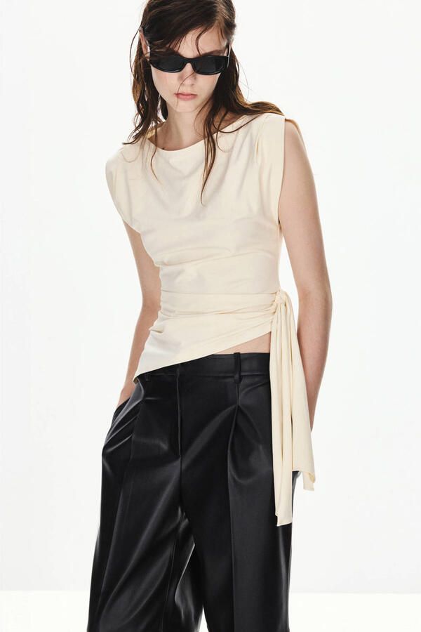 Mango top beige
