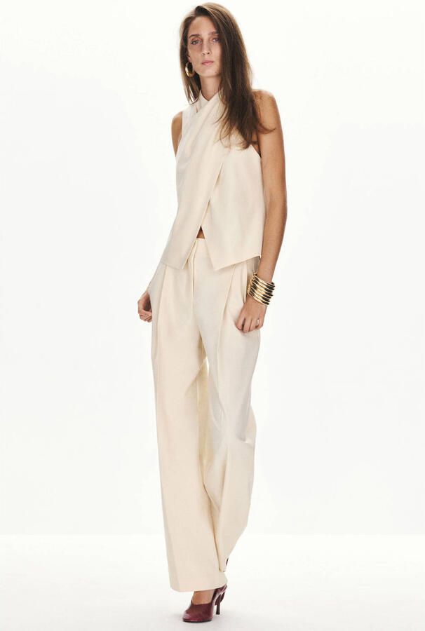 Mango top beige