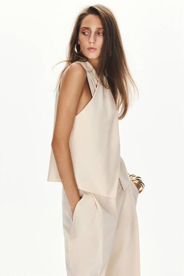 Mango top beige - Foto 3