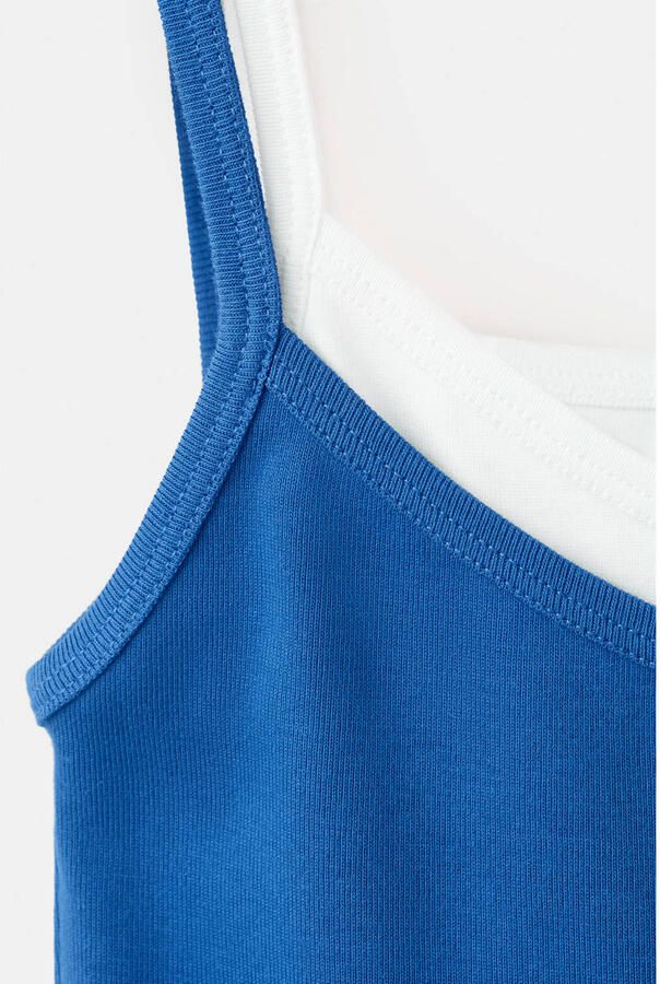 Mango top blauw - Foto 3