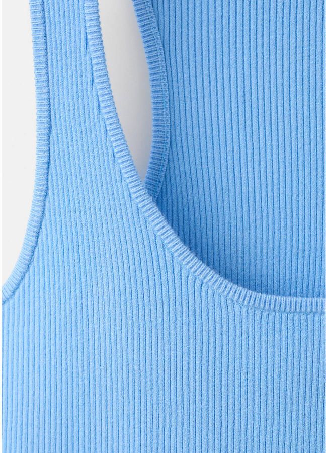 Mango top blauw - Foto 2