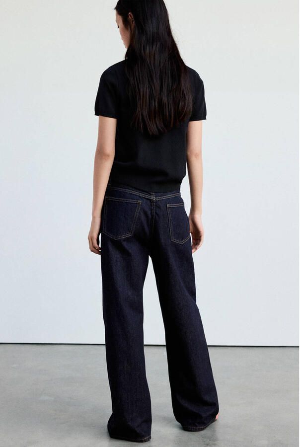 Mango top blauw - Foto 2