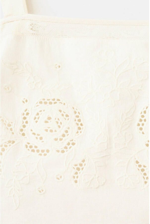 Mango top broderie ecru - Foto 2