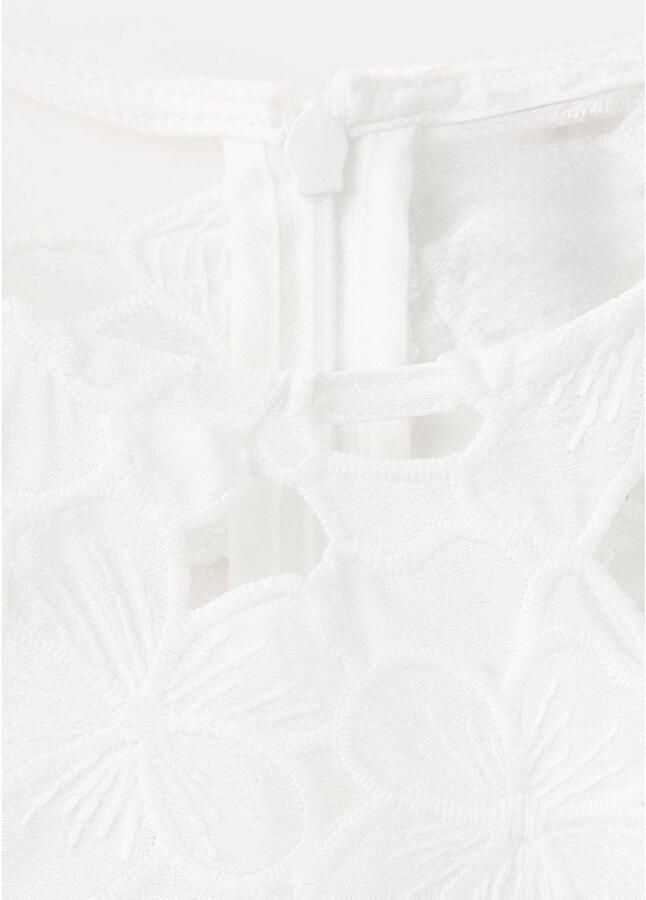 Mango top broderie wit - Foto 3