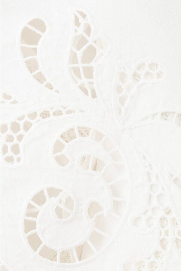 Mango top broderie wit - Foto 2