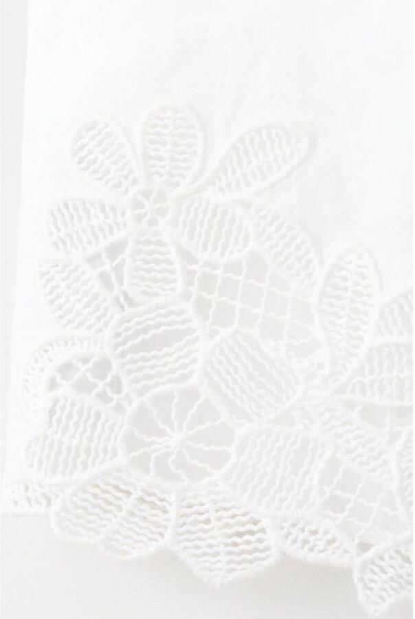 Mango top broderie wit - Foto 3