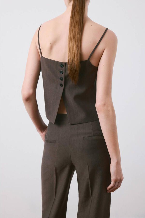 Mango top bruin - Foto 3