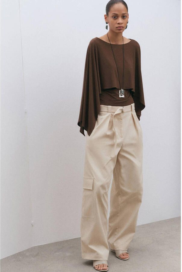 Mango top bruin - Foto 2