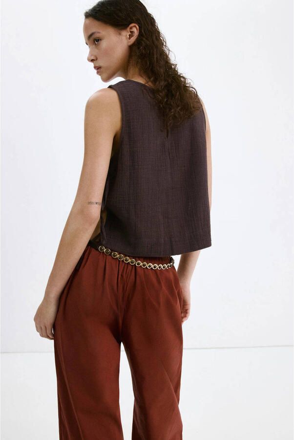 Mango top bruin - Foto 2
