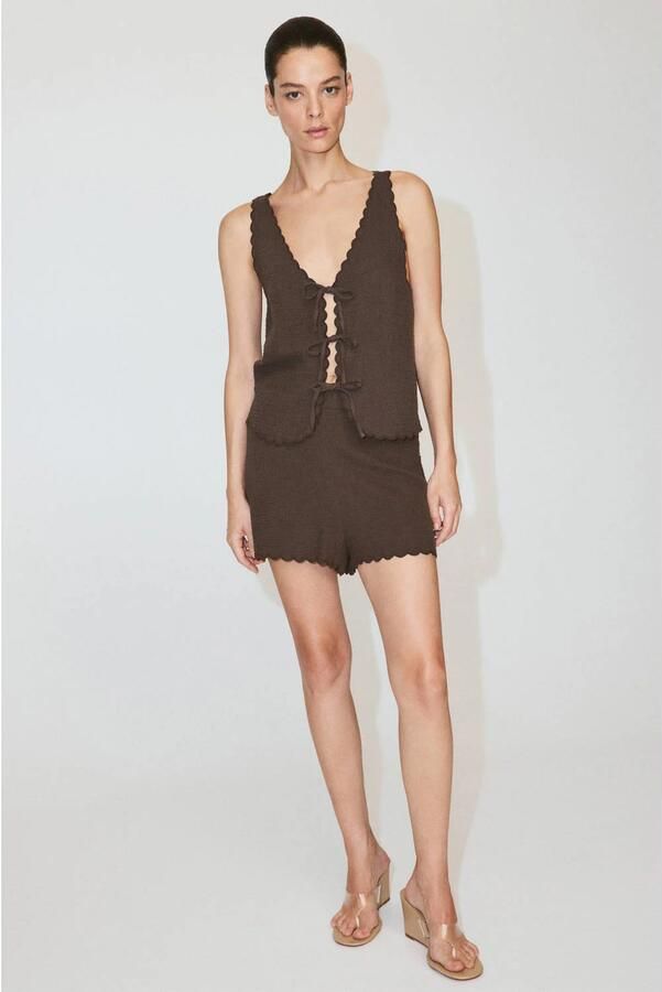 Mango top bruin - Foto 2