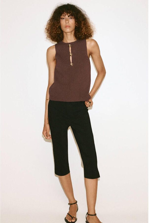 Mango top bruin - Foto 3