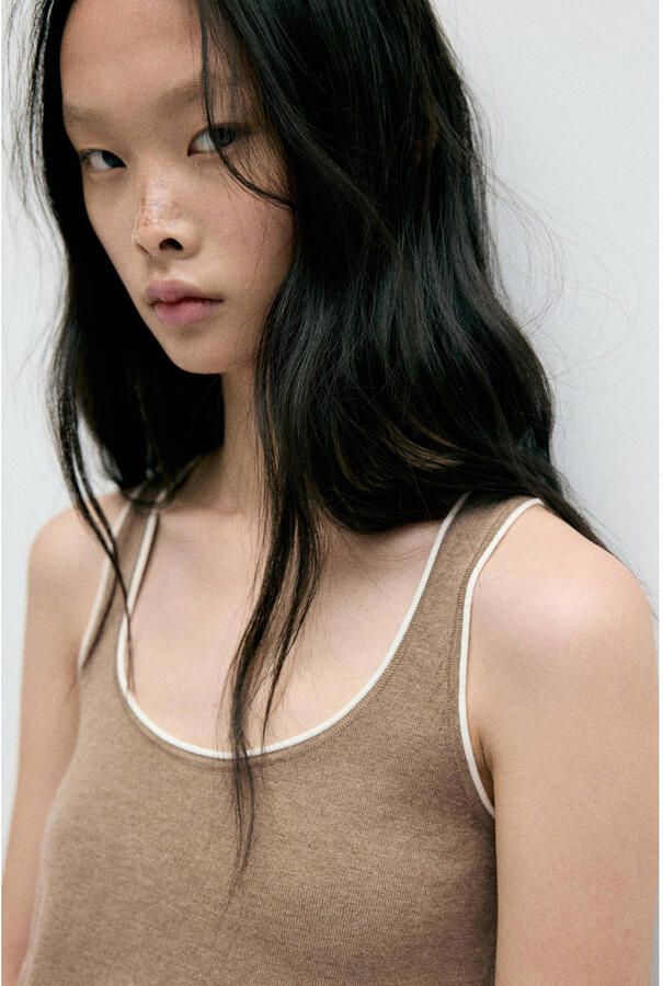 Mango top bruin - Foto 2