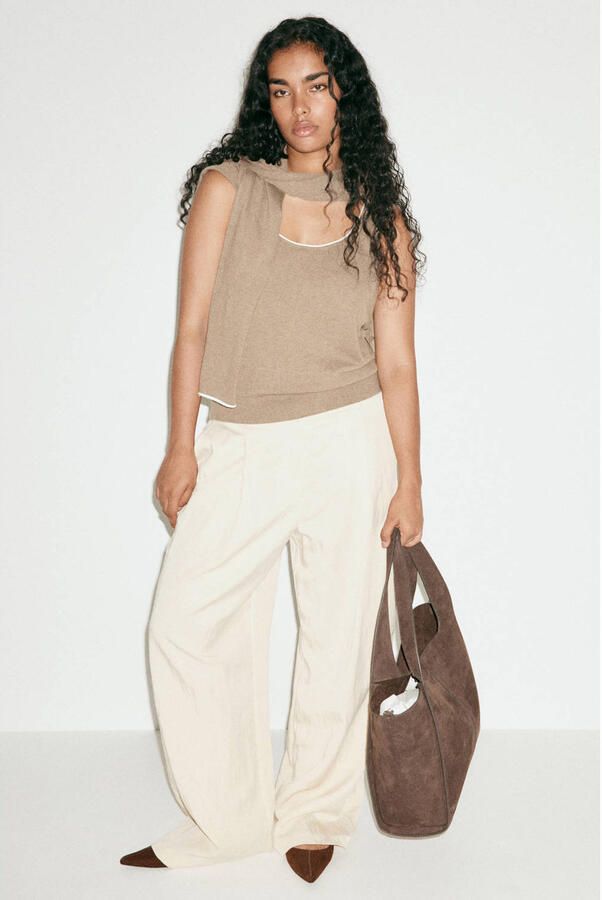 Mango top bruin - Foto 3