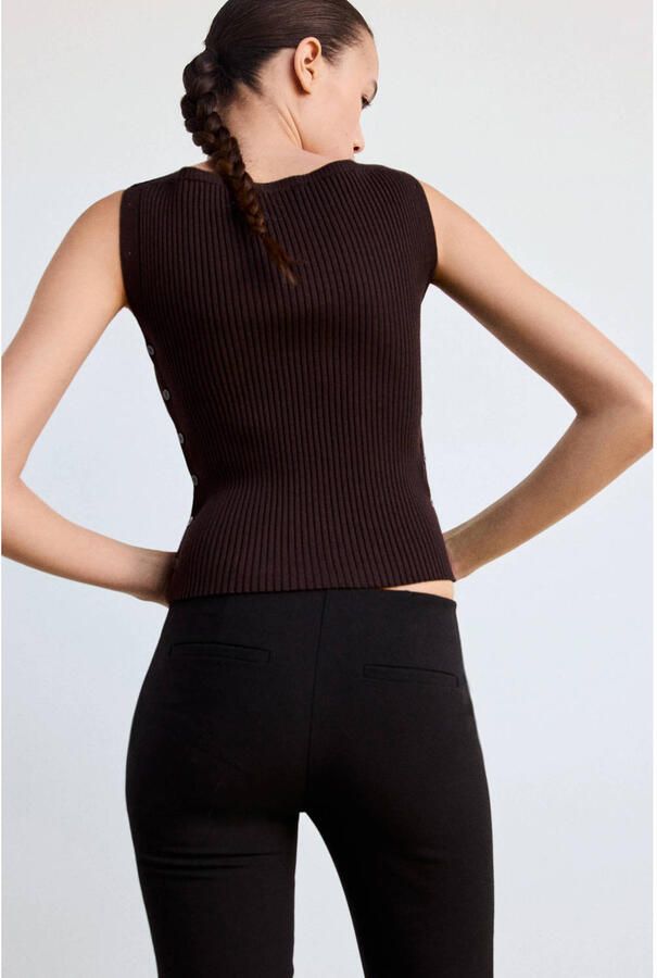 Mango top bruin - Foto 2