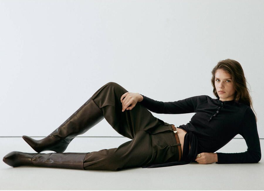 Mango top bruin - Foto 2