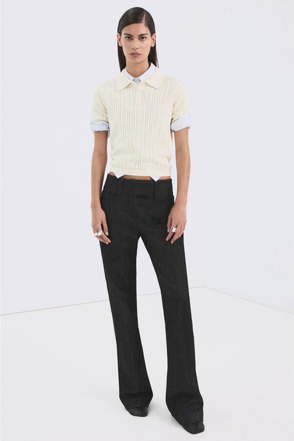 Mango top ecru ajour - Foto 2
