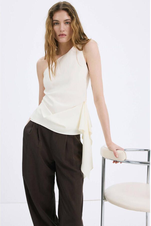 Mango top ecru