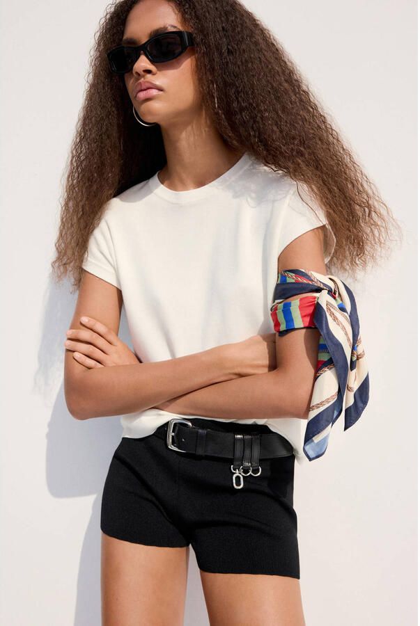 Mango top ecru