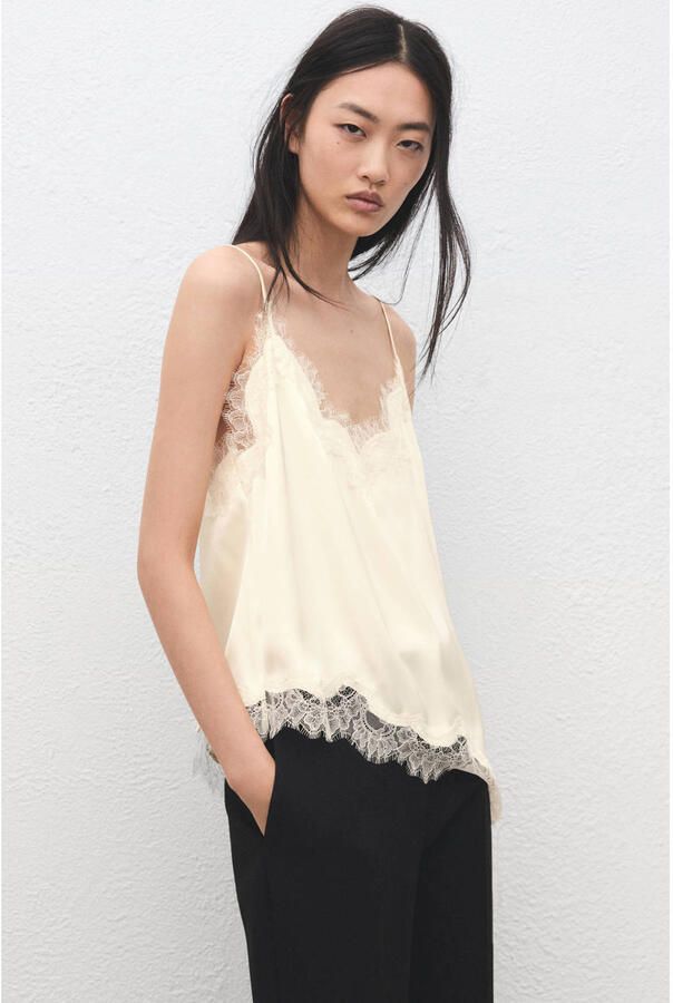 Mango top ecru