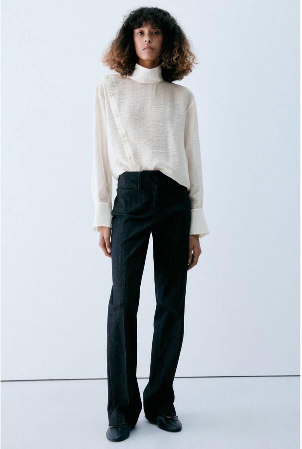 Mango top ecru