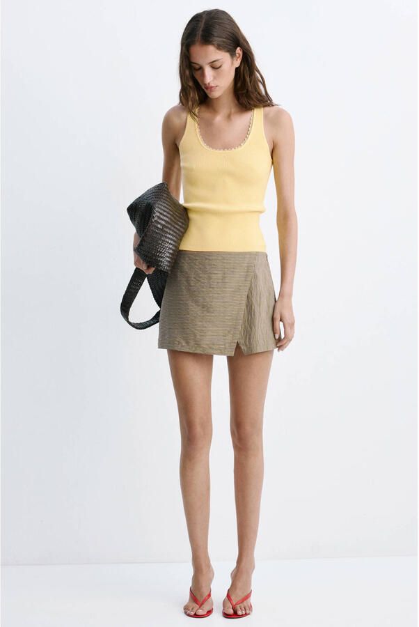 Mango top geel - Foto 2