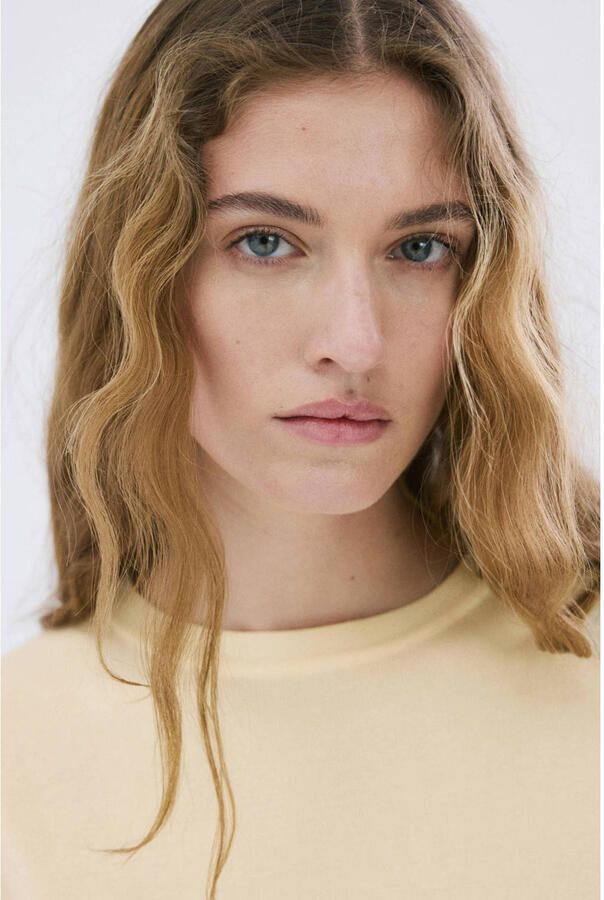 Mango top geel - Foto 2