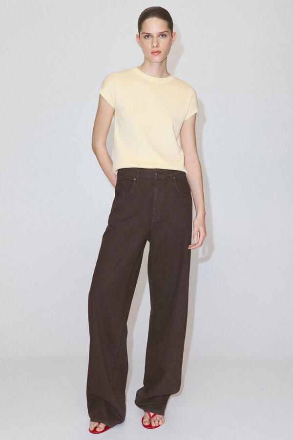 Mango top geel - Foto 3