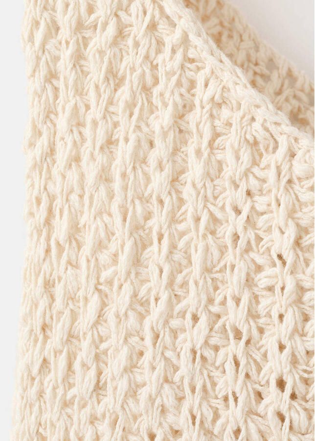 Mango top grof gebreid beige - Foto 2