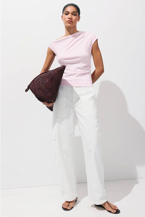 Mango top lichtroze