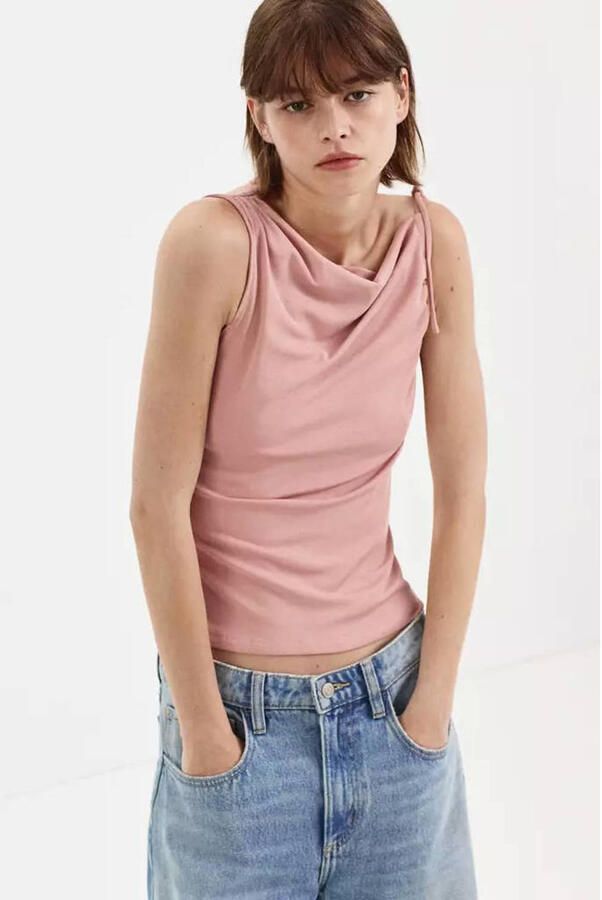 Mango top lichtroze
