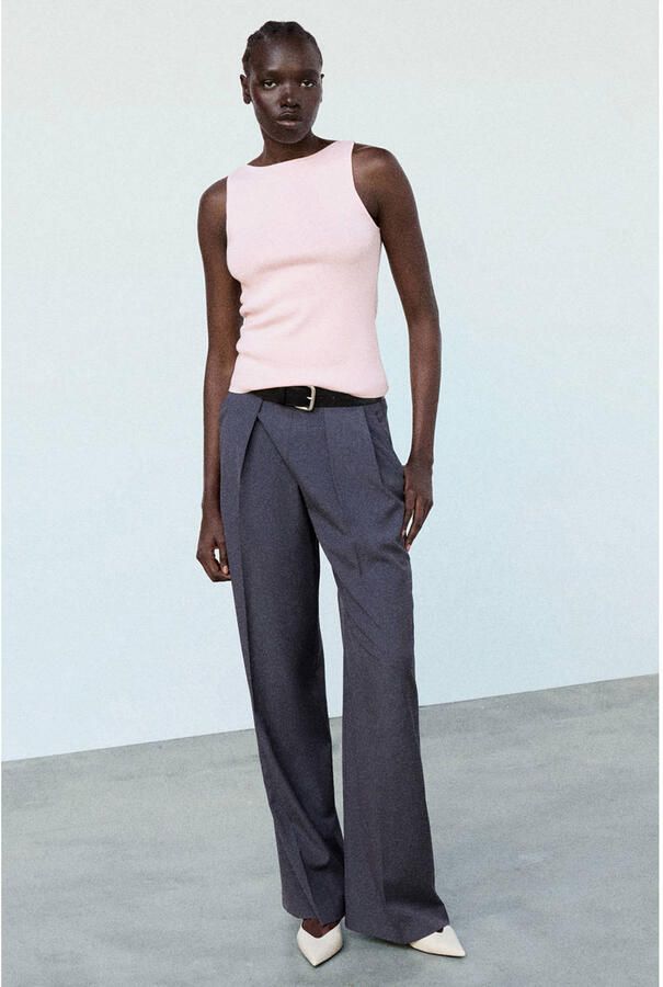 Mango top lichtroze