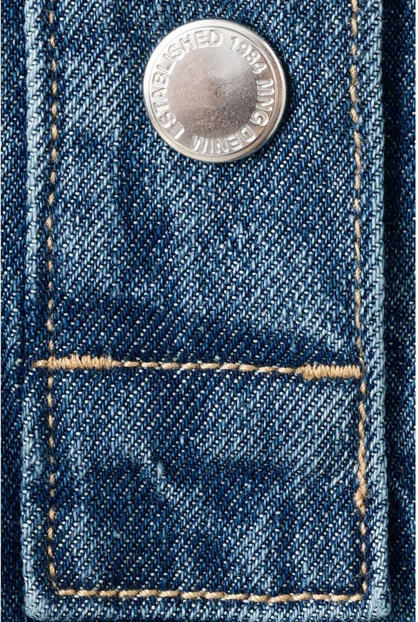 Mango top medium blue denim - Foto 3