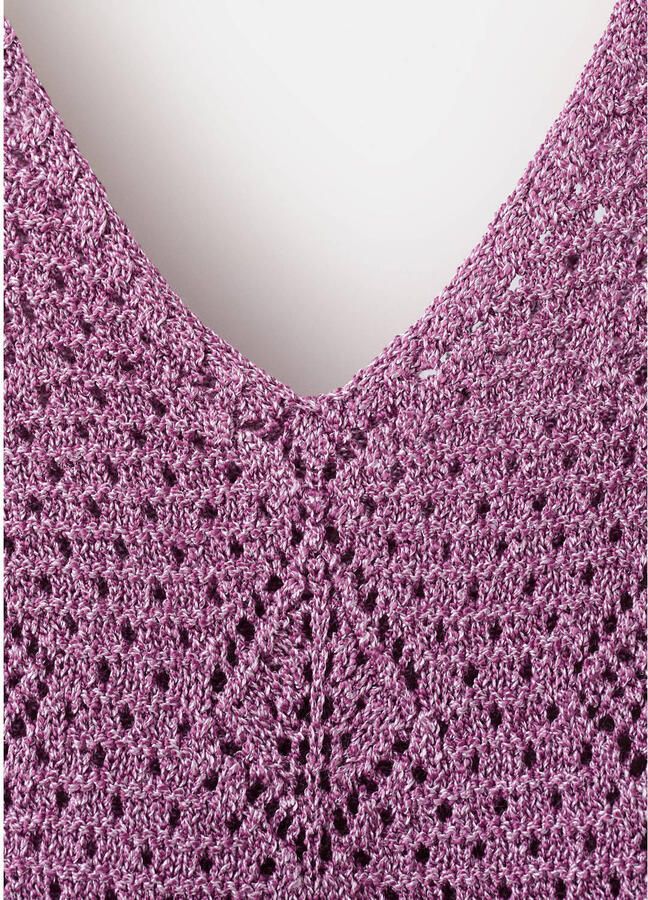 Mango top met glitters paars - Foto 2