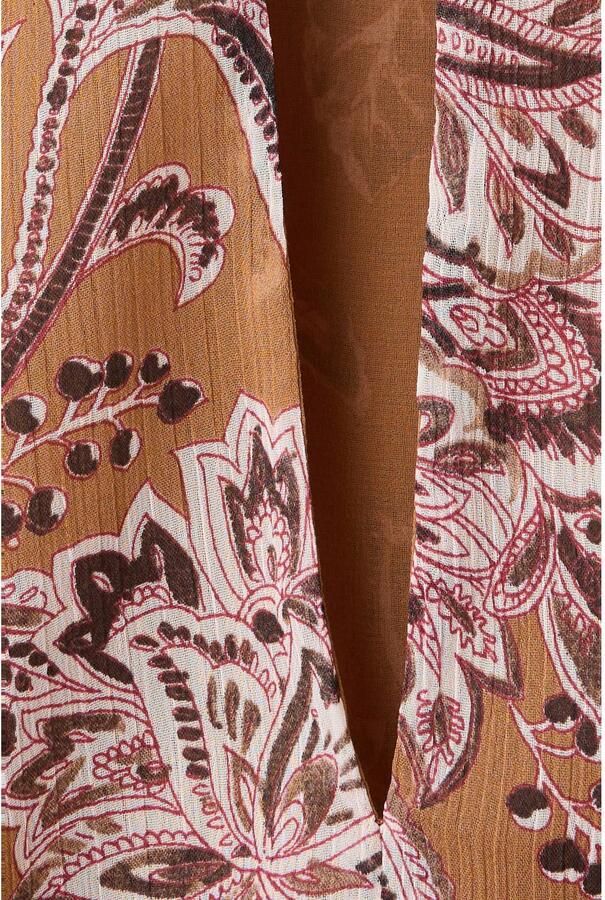 Mango top met print bruin - Foto 2