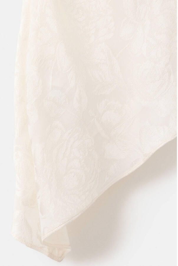 Mango top met print ecru - Foto 3