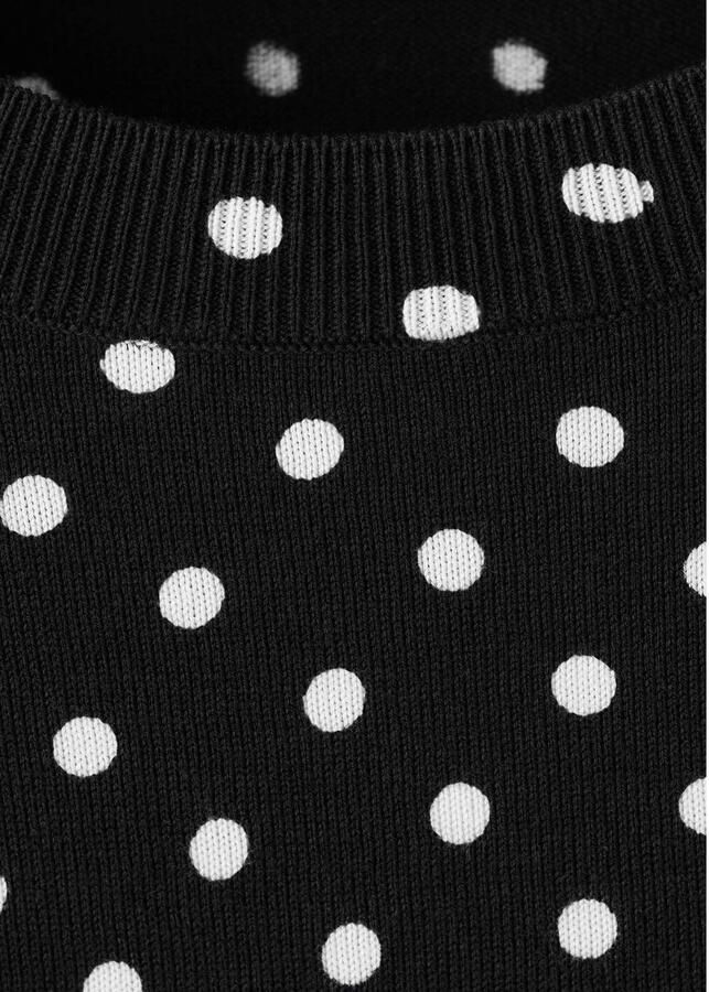 Mango top met stippen zwart - Foto 2