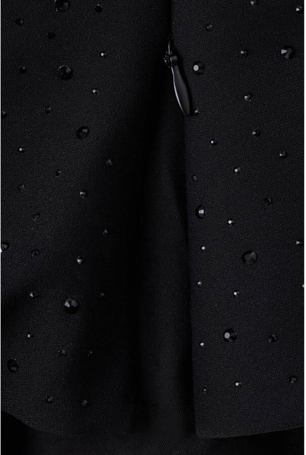 Mango top met strass-steentjes zwart - Foto 2