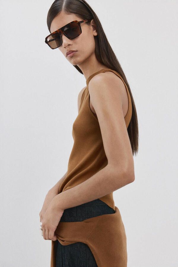 Mango top rib gebreid - Foto 3