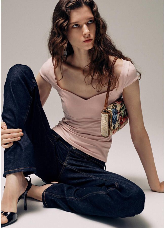 Mango top roze - Foto 3