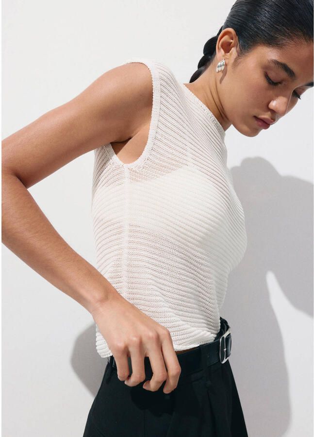 Mango top wit - Foto 2