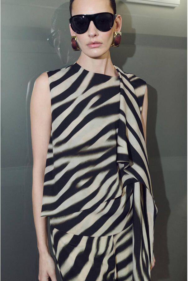 Mango top zwart