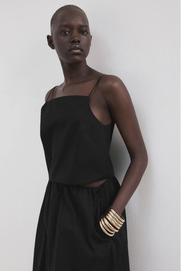 Mango top zwart