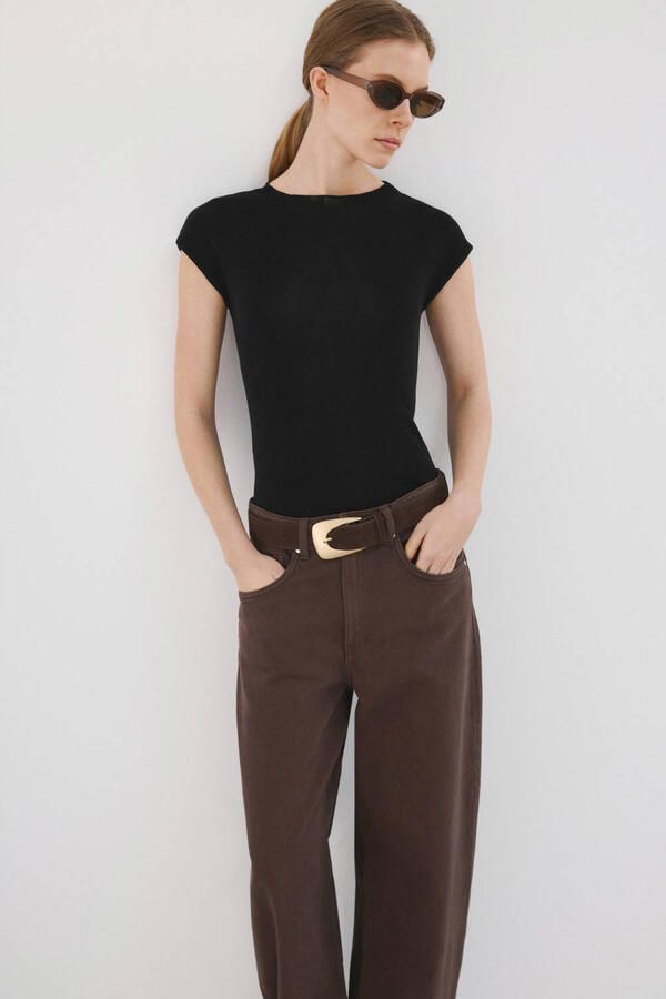 Mango top zwart