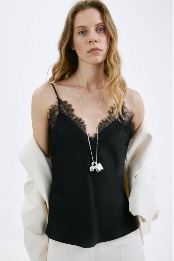 Mango top zwart