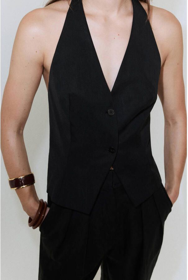 Mango top zwart