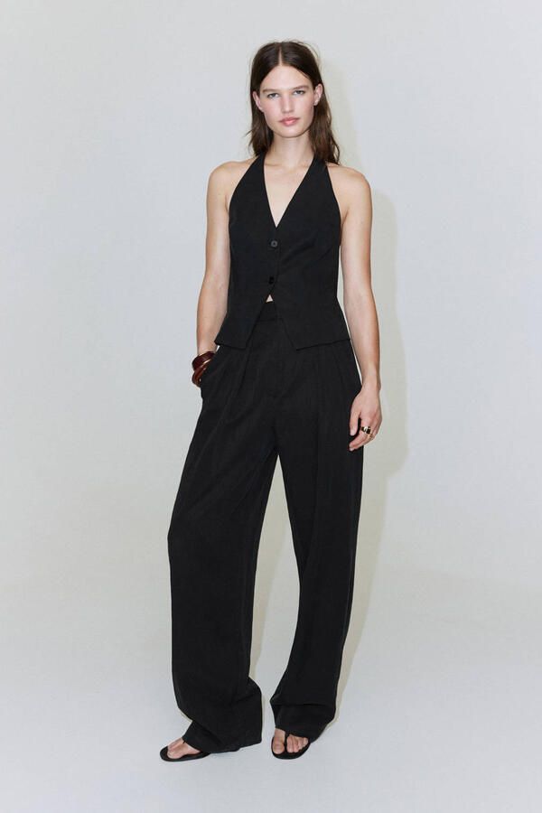 Mango top zwart - Foto 3